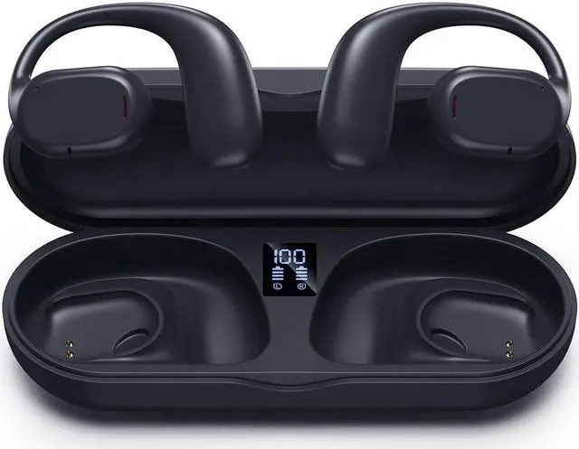 Main image of Wireless Earbuds | Bluetooth Headphones, Non-In-Ear Ear Protection Headphones Wireless Bluetooth 5.3 with LED Display, Up to 8 Hours Playtime Touch Control Sports Waterproof Earbuds Wireless Bluetooth