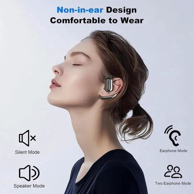 Alt view image 7 of 7 - True Wireless Earbuds for AI Translation Real Time, Bluetooth 5.4 Headphones 3-in-1 Translator Earbud with 144-Languages & Accents, HD Stereo Sound, in Ear Headphones for Travel Sport Workout