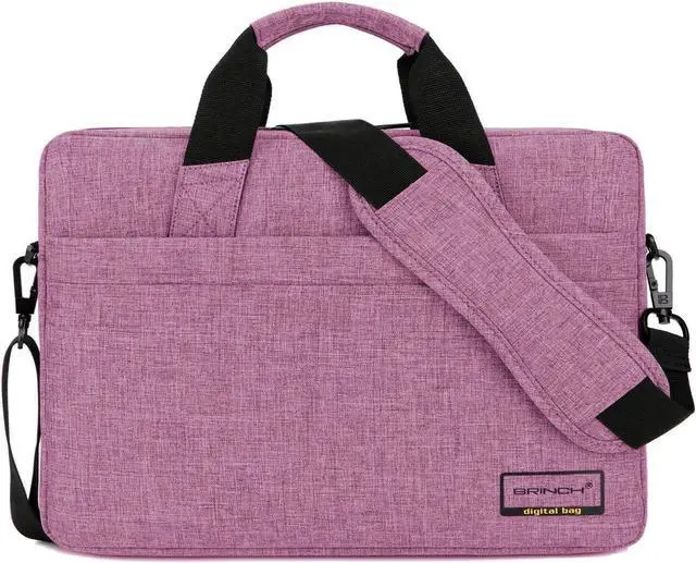 Alt view image 3 of 7 - 13"Laptop Shoulder Bag Messenger Bag for Macbook Air PRO Retina Laptop / Notebook / MacBook / Ultrabook / Chromebook Computers,(13-13.3 Inch,Purple)