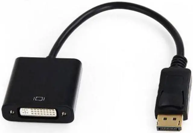 Alt view image 3 of 7 - Aomoproing DP DisplayPort Display Port Source to DVI Display Monitor Converter Cable 20cm