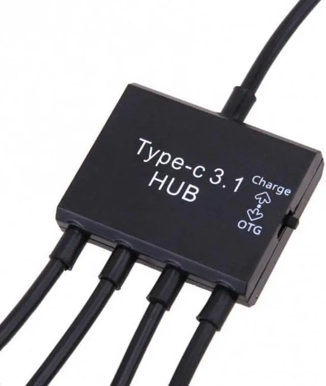 Alt view image 2 of 7 - Aomoproing  Micro USB Host OTG 3 Port Hub Adapter Cable with Power for Galaxy S5 i9600 Note3 N9000 Cell PhoneTablet