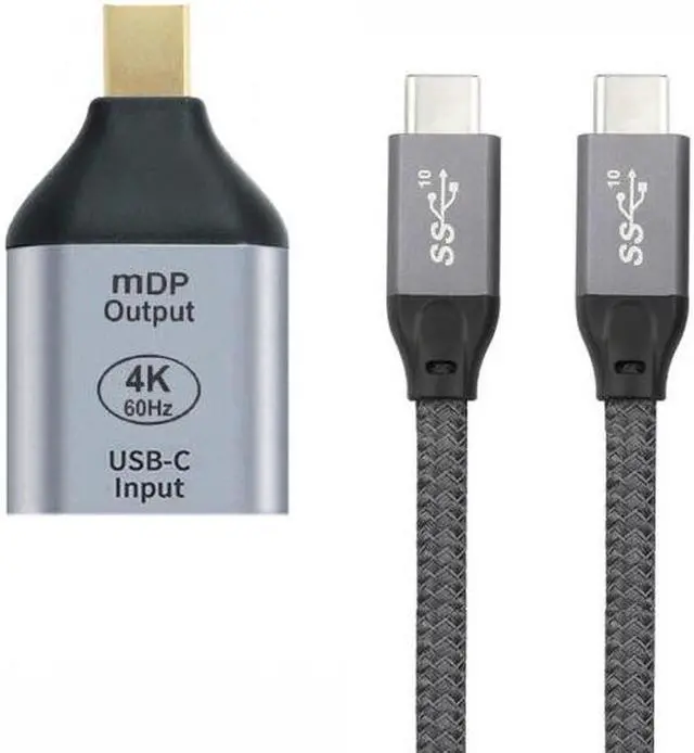 Main image of Aomoproing 10Gbps 100W Cable USB-C Type C Female Source to Mini Displayport DP Sink HDTV Adapter 4K 60hz 1080p for TabletPhoneLaptop