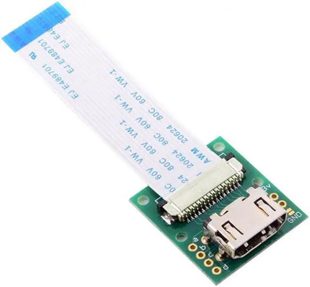 Main image of Aomoproing Raspberry PI Camera Module to HDMI Type A Male HDTV FPC Flat Cable 5cm fit for PES001
