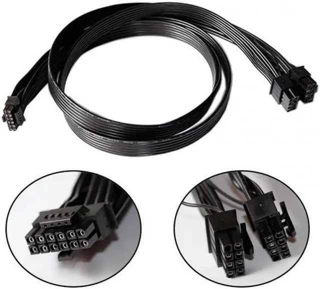 Main image of Aomoproing 12VHPWR ATX3.0 PCI-E 5.0 Power Modular Cable to Dual ATX 8Pin for 3080 3090TI PSU 16Pin 12+4P Graphics Card