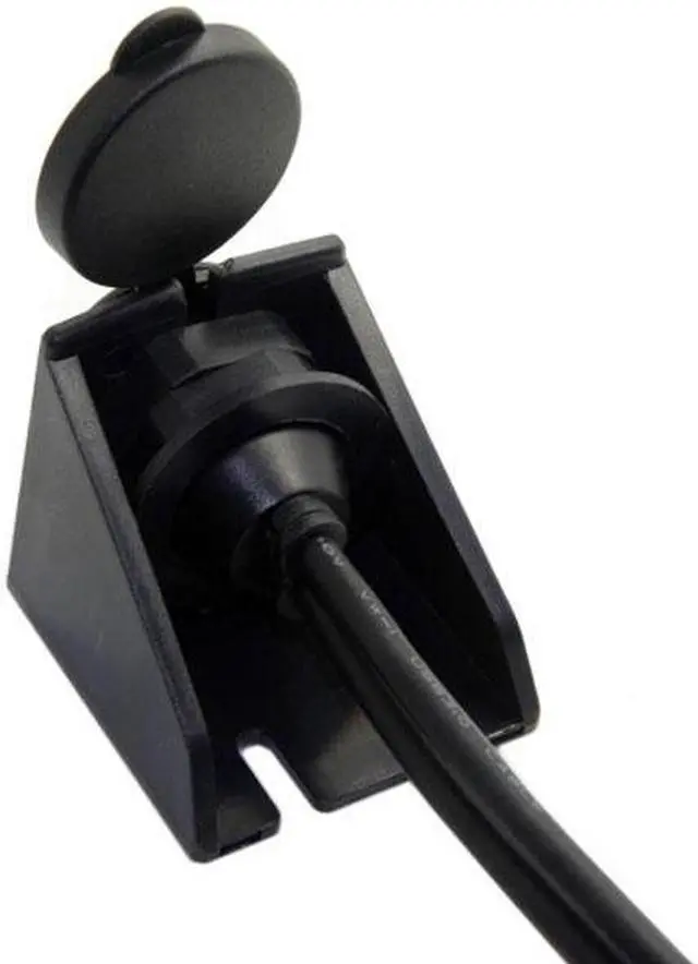 Alt view image 3 of 7 - Aomoproing 1m Waterproof Dual USB 3.0 Extension AUX Flush Mount Car Mount Extension Cable for Dashboard Panel