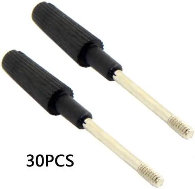Main image of Aomoproing 30pcs Thumb Screws #4-40 UNC 47mm Length Stainless Steel Overmold for Computer Cable