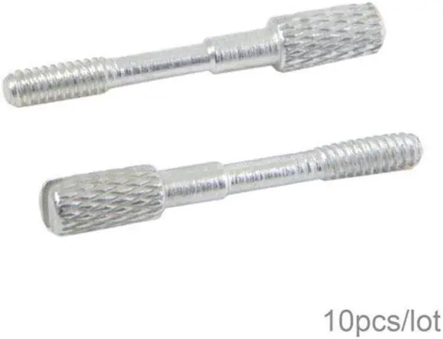 Alt view image 3 of 7 - Aomoproing 10pcs/lot Thumb Screws #4-40 UNC 25mm Length Stainless Steel for Computer Cable