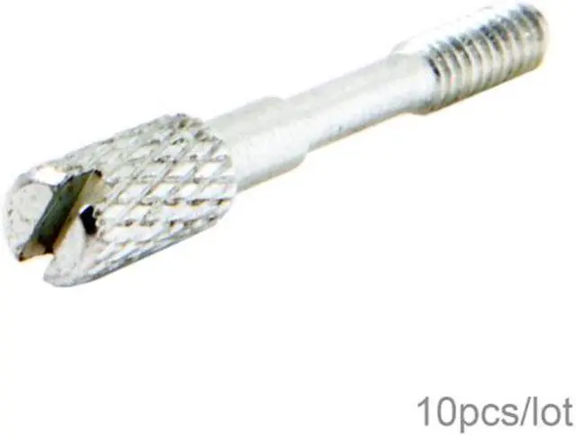 Alt view image 7 of 7 - Aomoproing 10pcs/lot Thumb Screws #4-40 UNC 25mm Length Stainless Steel for Computer Cable