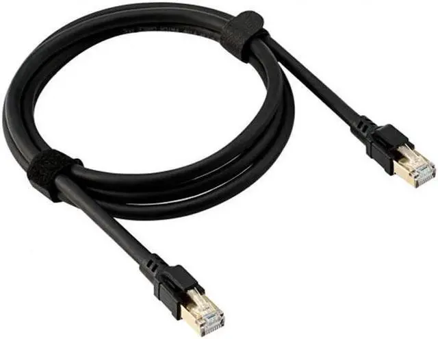 Alt view image 7 of 7 - Aomoproing 100cm RJ45 Cat8 Ethernet Network Lan Cable Patch Cord 25/40Gbps for Router Laptop