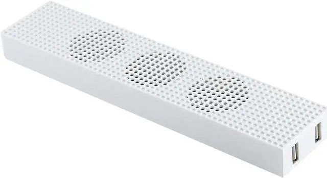 Alt view image 7 of 7 - DOBE Game Console Cooling Fans with Dual USB Ports & Low/High Speed Switch for XBOX One S Console