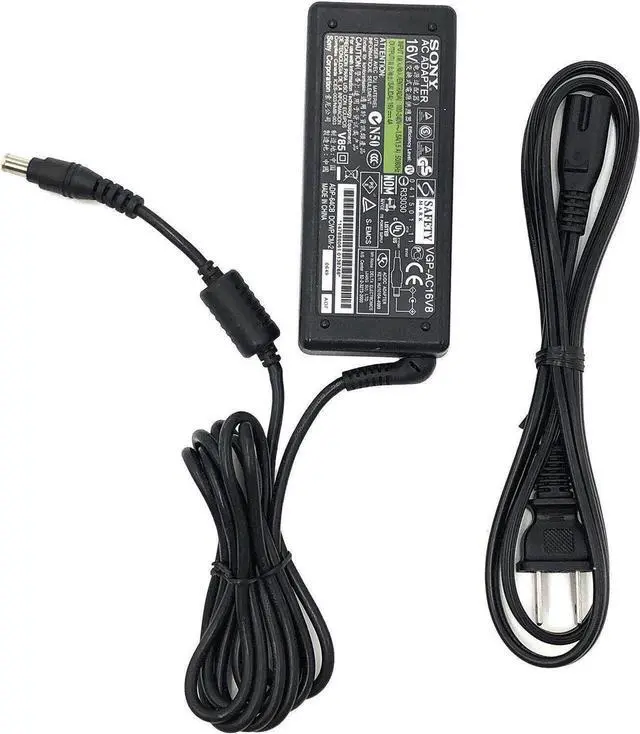 Main image of NEW Genuine So-ny VGP-AC16V8 AC Power Supply Adapter for Sony VAIO W/Cord