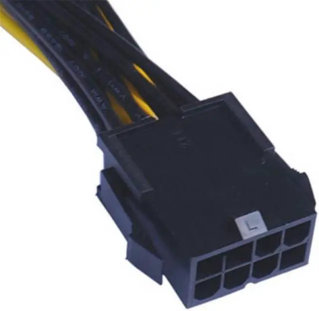 Alt view image 3 of 6 - 1Pcs 8 Pin PCI Express To Dual PCIE 8 (6+2) Pin Power Cable 22cm Motherboard Graphics Card PCI-E GPU Power Data Cable Splitter