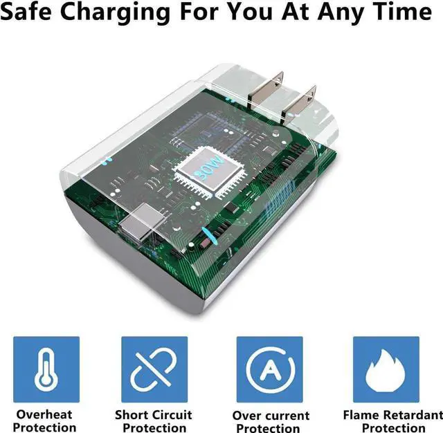 Alt view image 2 of 7 - iPhone 15 Pro Max Charger 30W USB C iPhone 15 Charger Block Fast Charging with 10FT Long Type C Cord Cable for iPhone 15/15 Pro/15 Pro Max/15 Plus, iPad Pro/Mini/Air, Samsung S24/S23/ Ultra-3 Pack