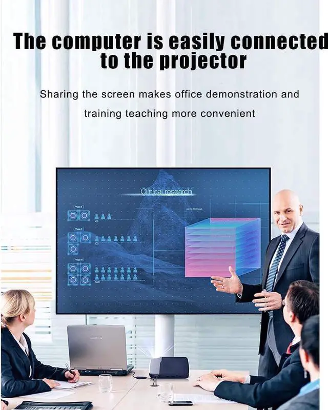 Alt view image 6 of 7 - HDMI to VGA Gold-Plated HDMI to VGA Adapter (Male to Female) for Computer Desktop Laptop PC Monitor Projector HDTV Chromebook Raspberry Pi Xbox and More - Black 3 Pack