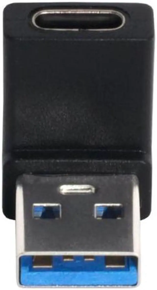 Alt view image 7 of 7 - Aomoproing USB-C Type C Female 90 Degree Up Angled to USB 3.0 A Male Data Adapter for Laptop Desktop