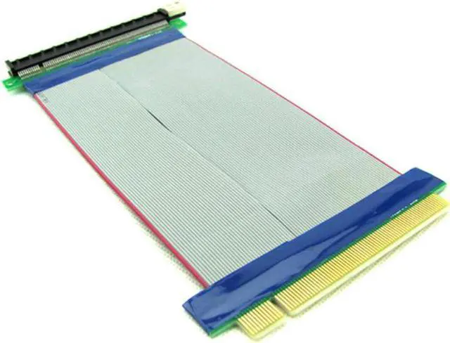 Alt view image 6 of 6 - PCI-E 16X To 16X Riser Card PCIe X16 Extender Flexible Ribbon Extension Cable Adapter For Graphics Card Machine
