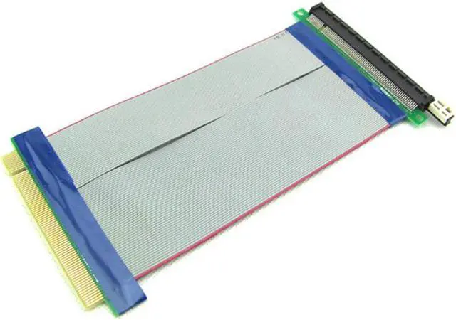 Alt view image 5 of 6 - PCI-E 16X To 16X Riser Card PCIe X16 Extender Flexible Ribbon Extension Cable Adapter For Graphics Card Machine