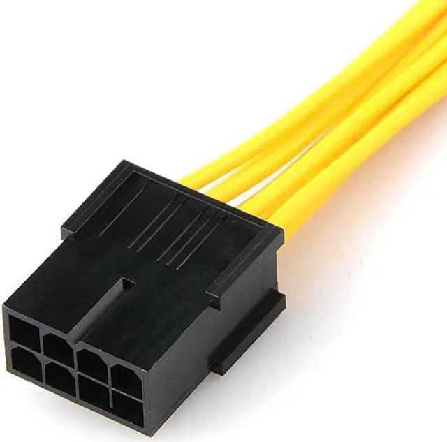 Alt view image 3 of 6 - 8-pin PCI Express to Pcie 8 pin (6+2) PC Motherboard Graphics Video Card Pci-e GPU VGA ATX PSU Power Extension Cable