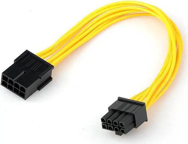 Main image of 8-pin PCI Express to Pcie 8 pin (6+2) PC Motherboard Graphics Video Card Pci-e GPU VGA ATX PSU Power Extension Cable