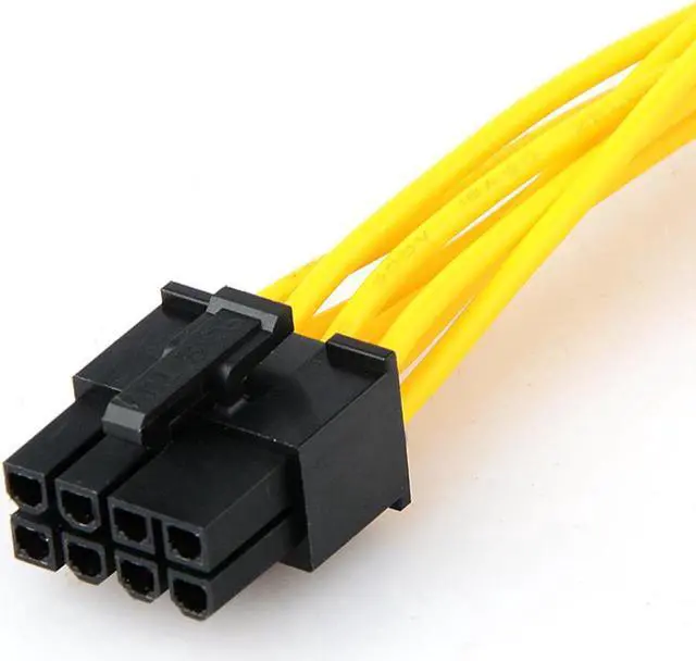 Alt view image 6 of 6 - 8-pin PCI Express to Pcie 8 pin (6+2) PC Motherboard Graphics Video Card Pci-e GPU VGA ATX PSU Power Extension Cable