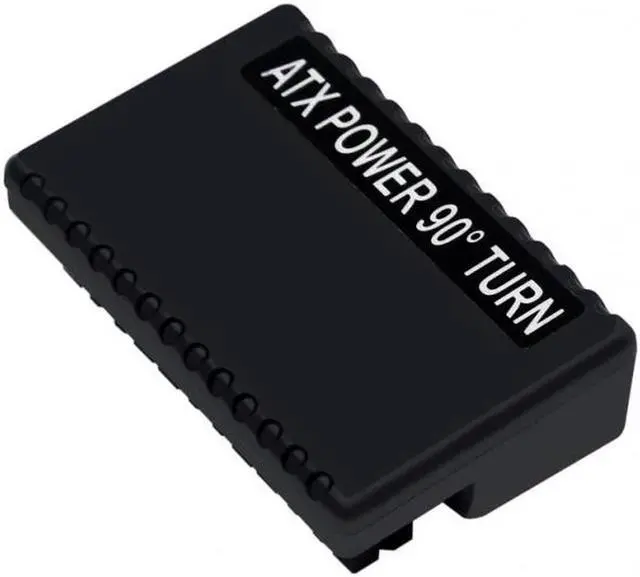 Alt view image 6 of 7 - Aomoproing Overmold ATX 24Pin Female to 24pin Male 90 Degree Power Adapter Mainboard Motherboard for Desktops PC Supply