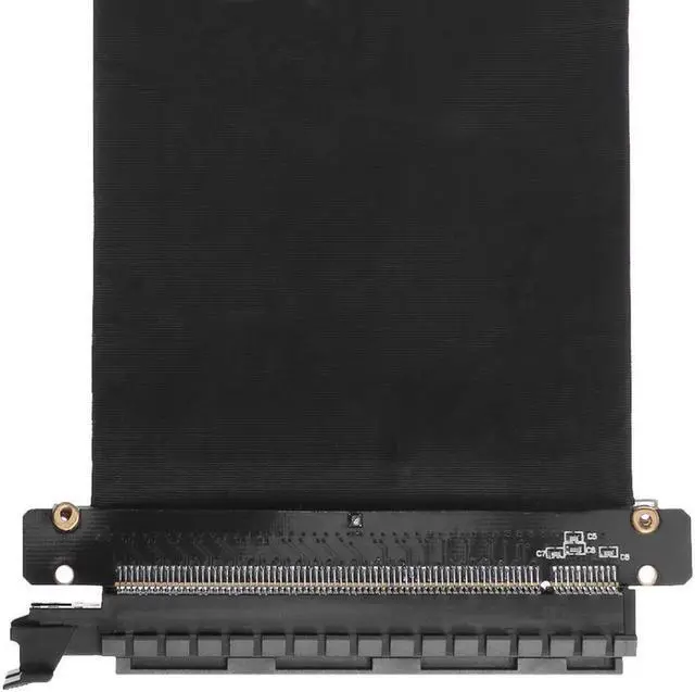 Alt view image 4 of 6 - 24cm PCI Express High Speed 16x Flexible Cable Card Extension Port Adapter Riser Card Graphics Card Extend Cord for IPC Chassis