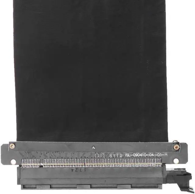 Alt view image 5 of 6 - 24cm PCI Express High Speed 16x Flexible Cable Card Extension Port Adapter Riser Card Graphics Card Extend Cord for IPC Chassis