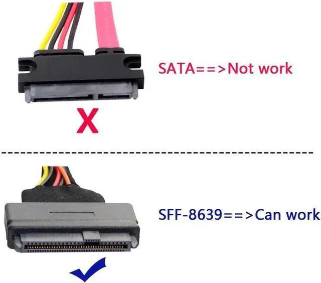 Alt view image 4 of 7 - Aomoproing PCI-E 4.0 X4 Lane to U.3 U3 Kit SFF-8639 Host Adapter for Motherboard PM1735 NVMe PCIe SSD