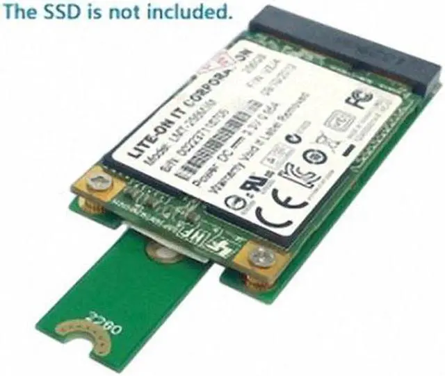 Alt view image 2 of 7 - Aomoproing  M.2 NGFF PCI-E 2 LANE Golden Finger Pin to 50mm Mini-PCIE mSATA 18+8 SSD Hard Disk PCBA