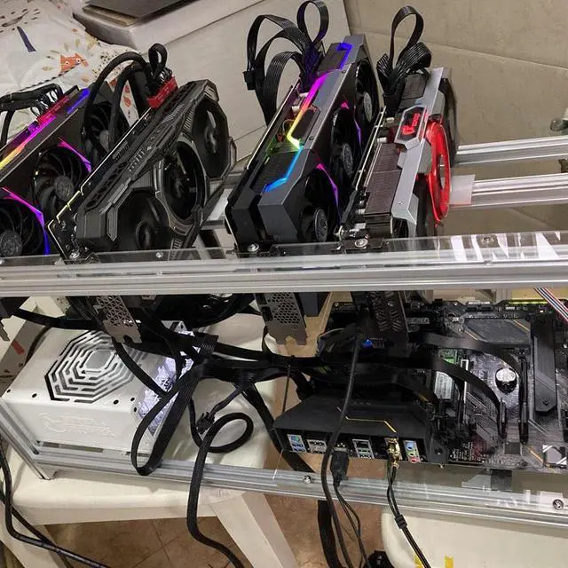 Alt view image 4 of 6 - VGA PCI-E 3.0 X16 Video Card Vertical Mounting Bracket Extension Cable Set Graphics Card Bracket for ATX PC Case Cooling 20cm