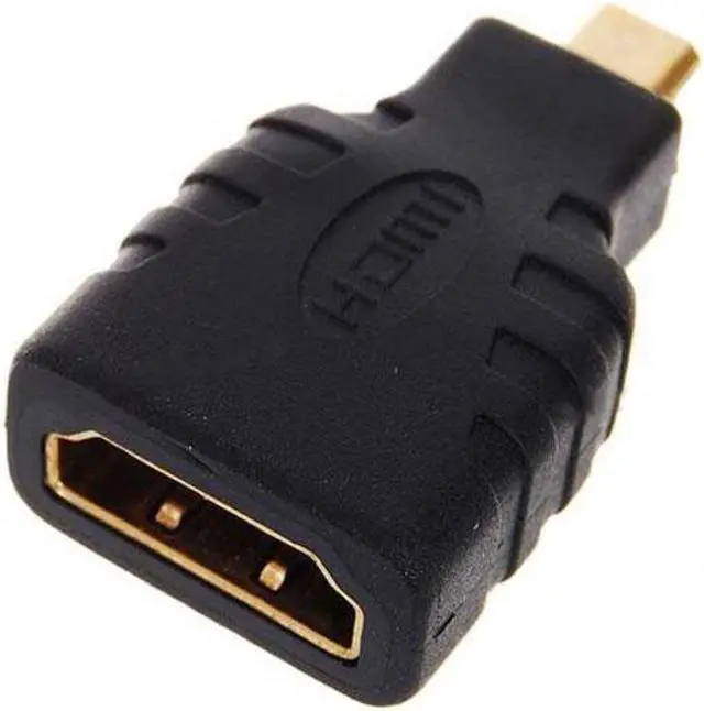 Alt view image 2 of 4 - Aomoproing Micro HDMI Male to HDMI Male Adapter for Cell Phone Tablet 1080p HDTV