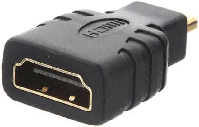 Alt view image 3 of 4 - Aomoproing Micro HDMI Male to HDMI Male Adapter for Cell Phone Tablet 1080p HDTV