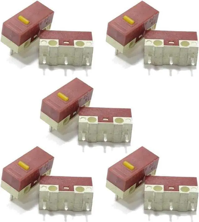 Alt view image 6 of 6 - 2/10Piece Mouse Micro Switch Micro Mute Button HUANO Silent Mouse Microswitch(2)