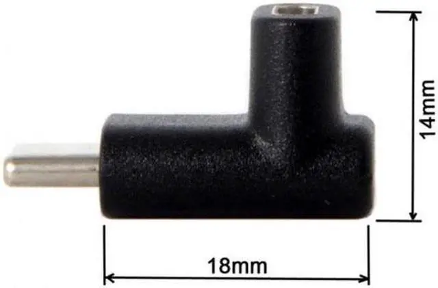 Alt view image 4 of 6 - Aomoproing 90 Degree Up or Down Angled Reversible USB 3.1 Type-C Male to Female Extension Adapter for LaptopPhone