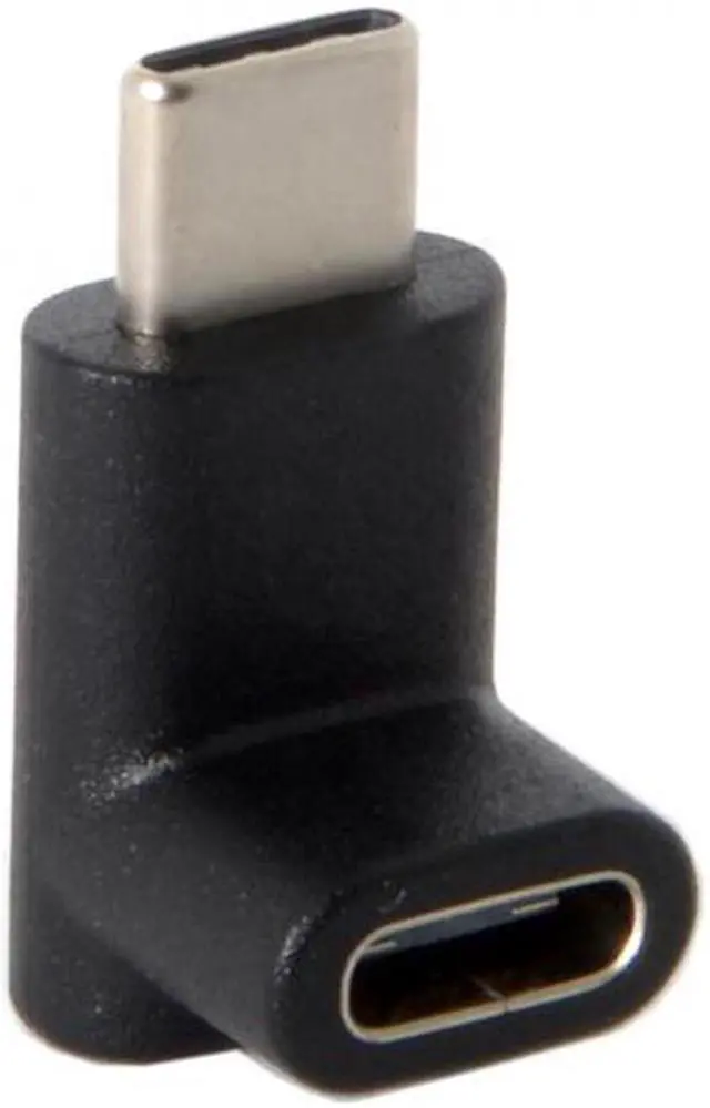 Alt view image 6 of 6 - Aomoproing 90 Degree Up or Down Angled Reversible USB 3.1 Type-C Male to Female Extension Adapter for LaptopPhone