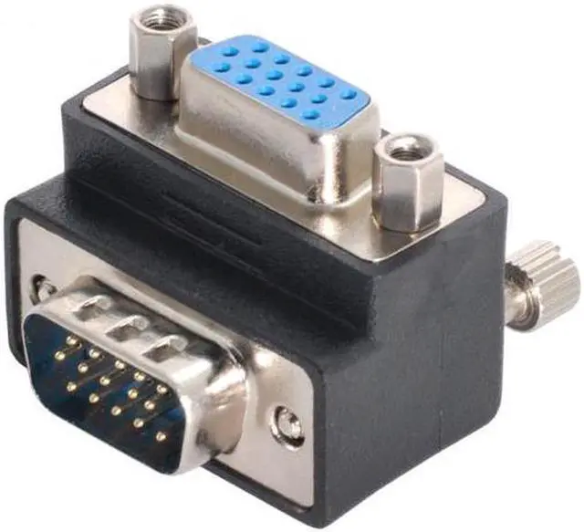 Main image of Aomoproing 90 Degree Up Angled VGA SVGA Male To Female Extension Adapter for MonitorProjector