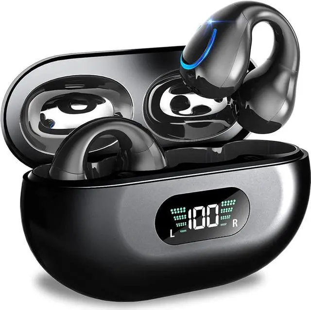 Main image of Wireless Headphones, Bluetooth 5.3 Earbuds In Ear 10mm Drivers Wireless Headphones 36H Deep Bass Stereo Bluetooth Earbuds Built in ENC Mic, LED Display, USB-C, IPX7 Waterproof Bluetooth Earphones