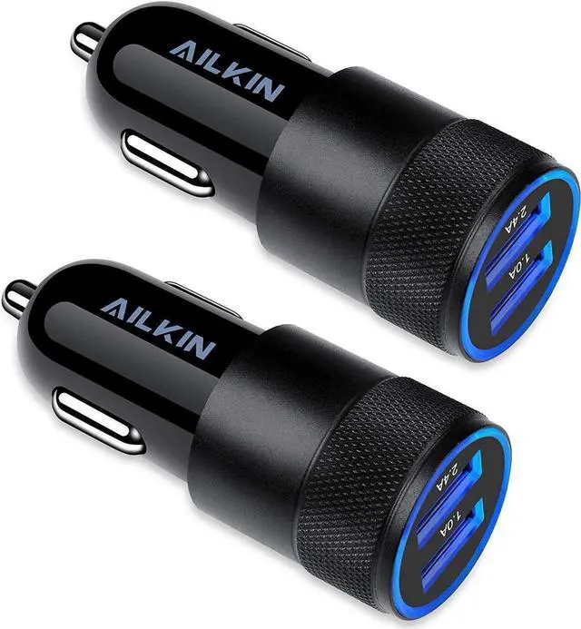 Main image of Car Charger, [2Pack/3.4a] Fast Charge Dual Port USB Cargador Carro Lighter Adapter for iPhone 15 14 13 12 11 Pro Max X XR XS 8 Plus 6s, iPad, Samsung Galaxy S23 S22 S21 S10 Plus S7 j7 S10e S9 Note 8