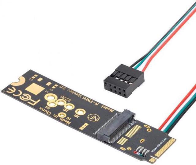 Alt view image 6 of 7 - Aomoproing  Wireless NGFF A/E-Key WiFi Card to M.2 NGFF Key-M NVME SSD Adapter for AX200 Wifi 6 Bluetooth 5.1