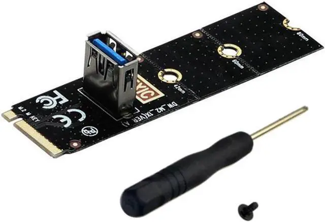 Main image of NGFF M.2 to USB3.0 Converter Adapter 5Gbps M.2 NGFF to PCI-E X16 Transfer Card For BTC Mining PCIE Riser Graphic Card Extender