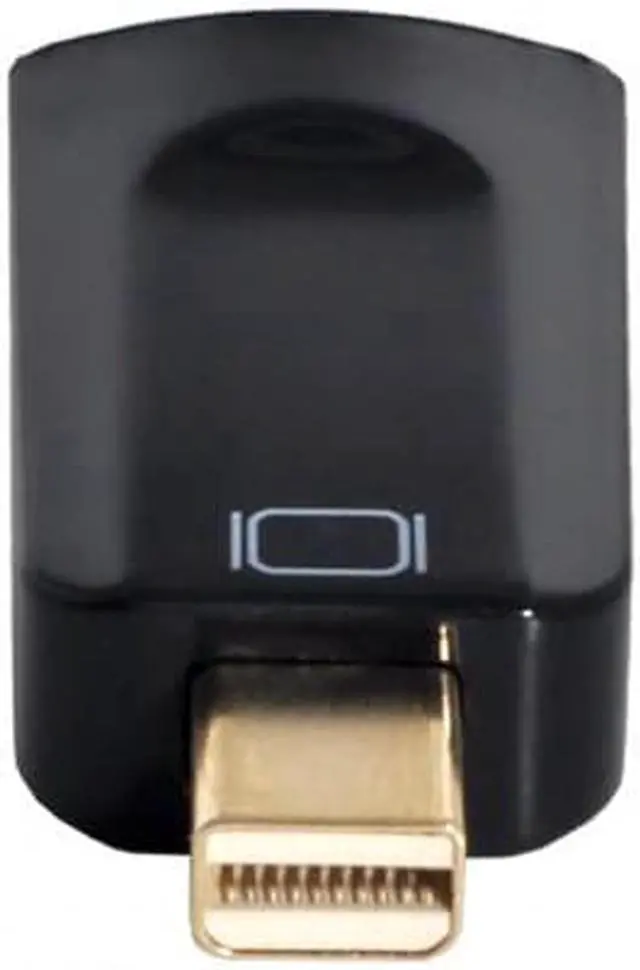 Alt view image 2 of 7 - Aomoproing Thundebolt Mini DisplayPort DP Male to HDMI Female Audio video Adapter for Macbook Black Color