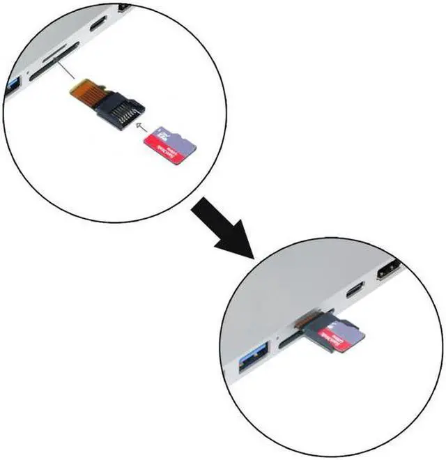 Alt view image 6 of 7 - Aomoproing  5pcs/lot Micro SD TF Memory Card Kit Male to Female Extension Adapter Extender Test Tools PCBA Reader for Car GPS Phone