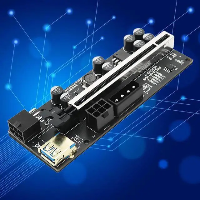 Alt view image 4 of 6 - Practical Converter Card Convenient Graphic Extension Adapter Card 010-X PCIE Riser 1x to 16x Adapter Card