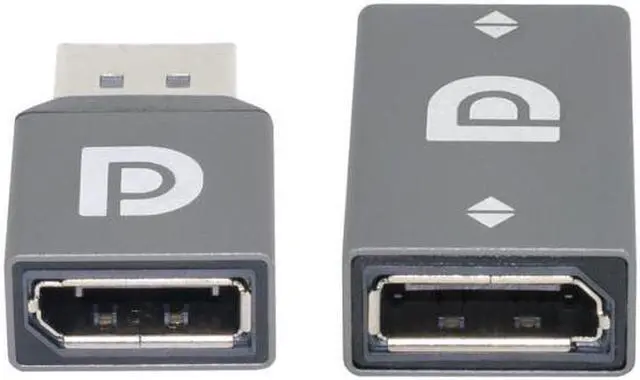 Alt view image 2 of 7 - Aomoproing 2pcs/set DisplayPort 1.2 4K 60hz to DP Extension Adapter Male Female Ultra-HD UHD for Video PC Laptop TV
