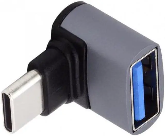 Alt view image 3 of 7 - Aomoproing  Up Down Angled USB-C Type-C to USB 3.0 Female OTG Adapter 90 Degree for Laptop Tablet Phone