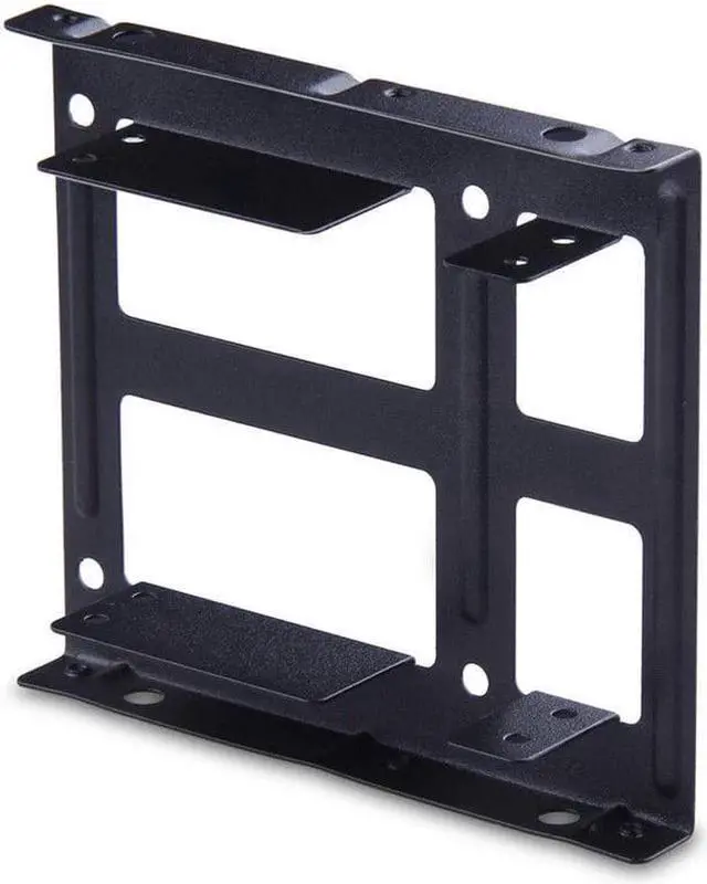 Alt view image 6 of 6 - 2.5 inch to 3.5 inch External HDD SSD Metal Mounting Kit Adapter Bracket with SATA Data Power Cables Screws