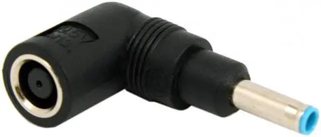Alt view image 2 of 7 - Aomoproing  DC 7.4*5.0mm Ultra slim DC Jack to 4.5*3.0mm Plug 90 Right Angled Adapter For Laptop