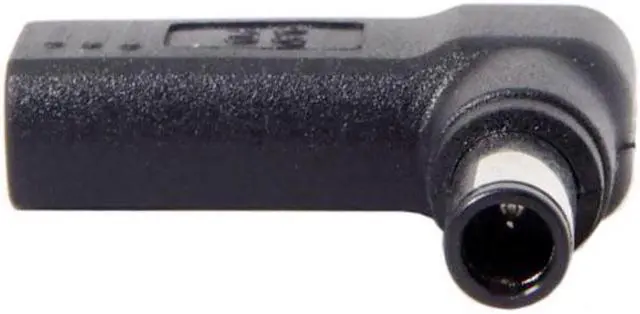 Alt view image 2 of 4 - Aomoproing USB 3.1 Type C USB-C to DC 7.4*5.0mm Dell Adapter PD Emulator Trigger 90 Degree Angled