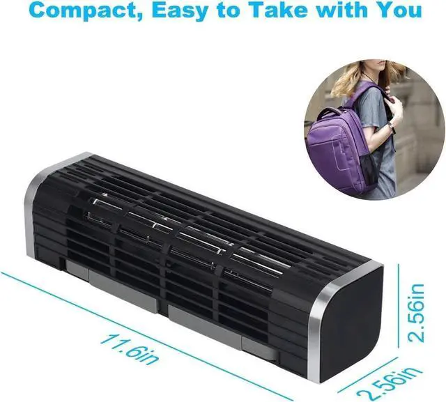 Alt view image 3 of 7 - Laptop Cooler with Adjustable Stand, Laptop Cooling Pad 3-Speed Adjustable, USB Multi Function Laptop Cross-Flow Turbine Cooling Fan for Laptop Pad Tablet Phone