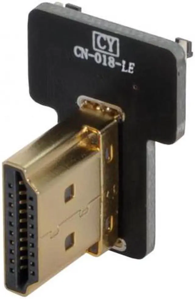 Alt view image 4 of 5 - Aomoproing  HDMI Type A Male Connector Left Angled 90 Degree for FPV HDTV Multicopter Aerial Photography